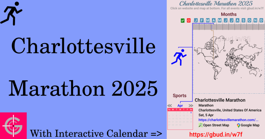 Sport event in 2025, Charlottesville Marathon 2025