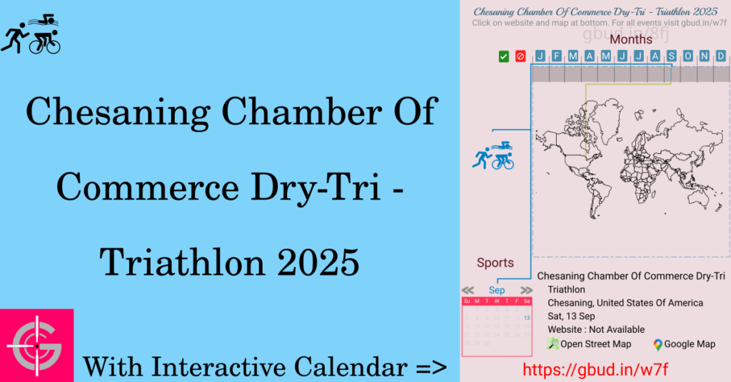 Sport event in 2025, Chesaning Chamber Of Commerce Dry-Tri - Triathlon 2025