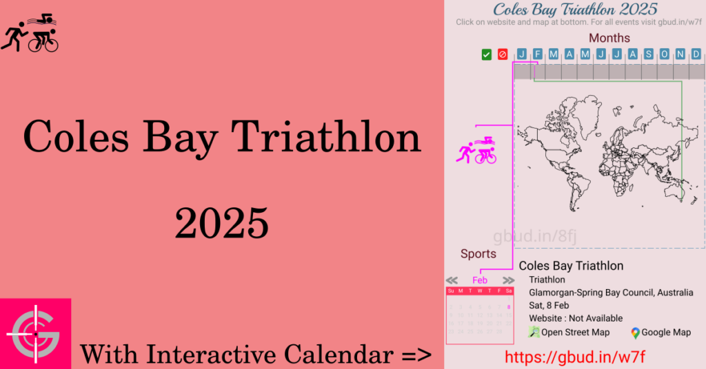 Sport event in 2025, Coles Bay Triathlon 2025