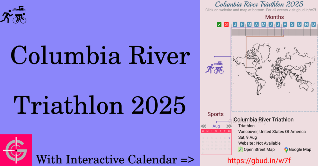 Sport event in 2025, Columbia River Triathlon 2025