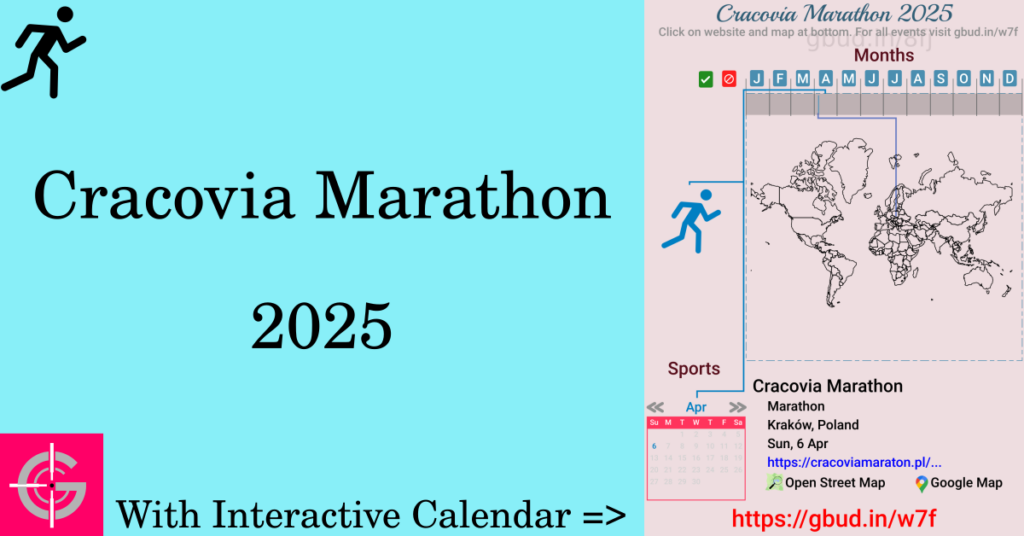 Sport event in 2025, Cracovia Marathon 2025