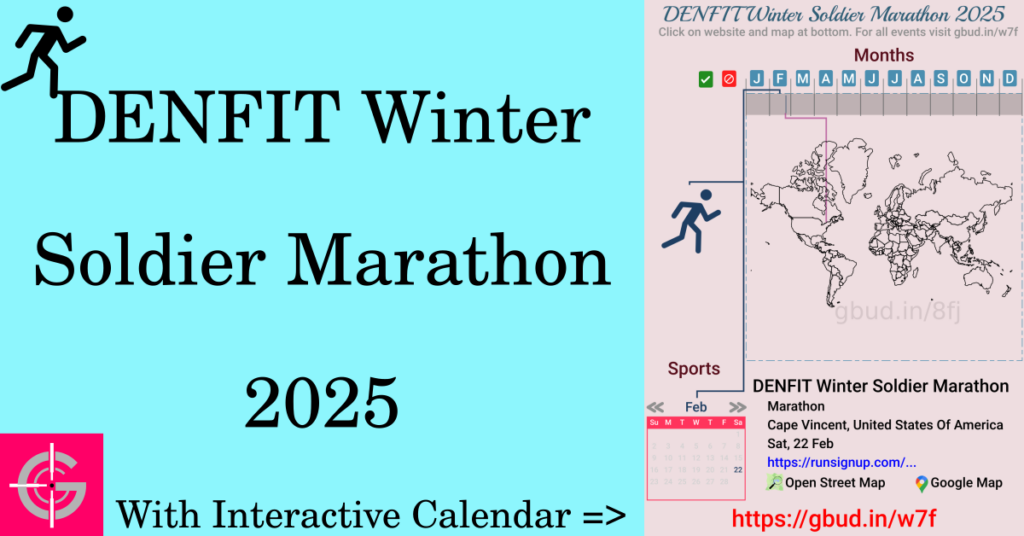 Sport event in 2025, DENFIT Winter Soldier Marathon 2025