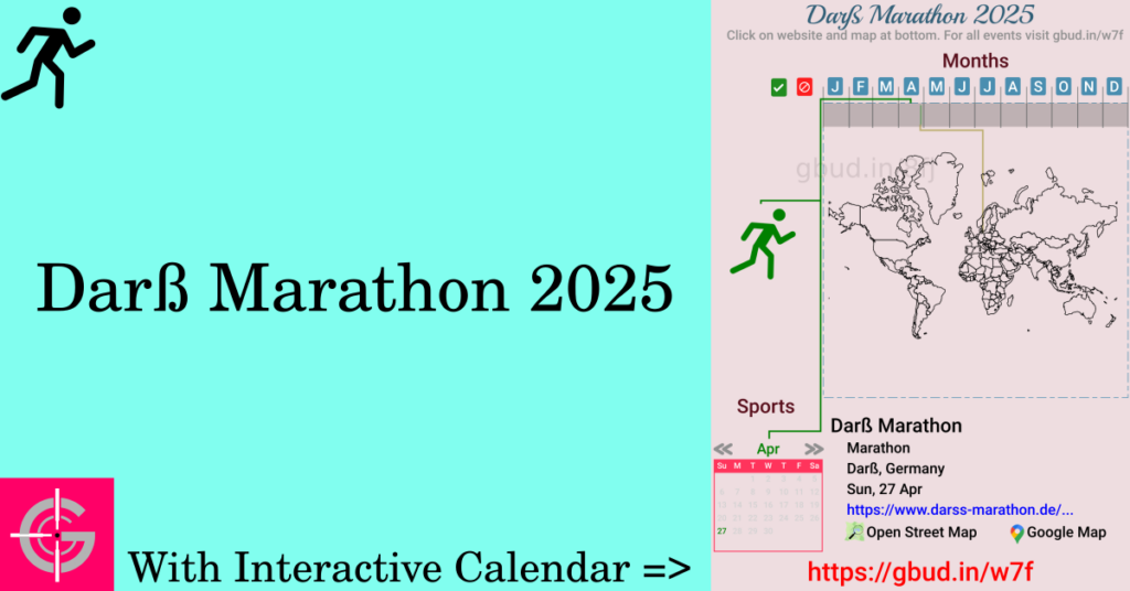 Sport event in 2025, Darß Marathon 2025