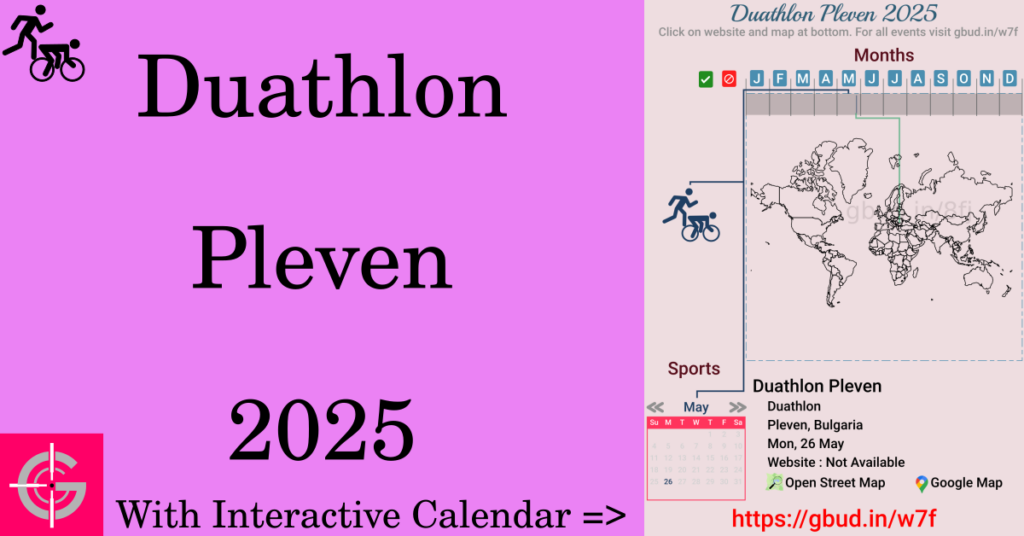 Sport event in 2025, Duathlon Pleven 2025