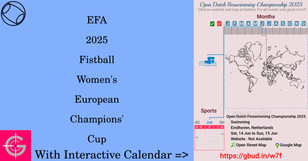 Sport event in 2025, EFA 2025 Fistball Women's European Champions' Cup