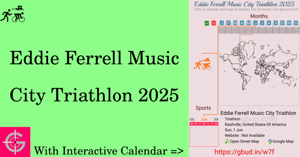 Sport event in 2025, Eddie Ferrell Music City Triathlon 2025