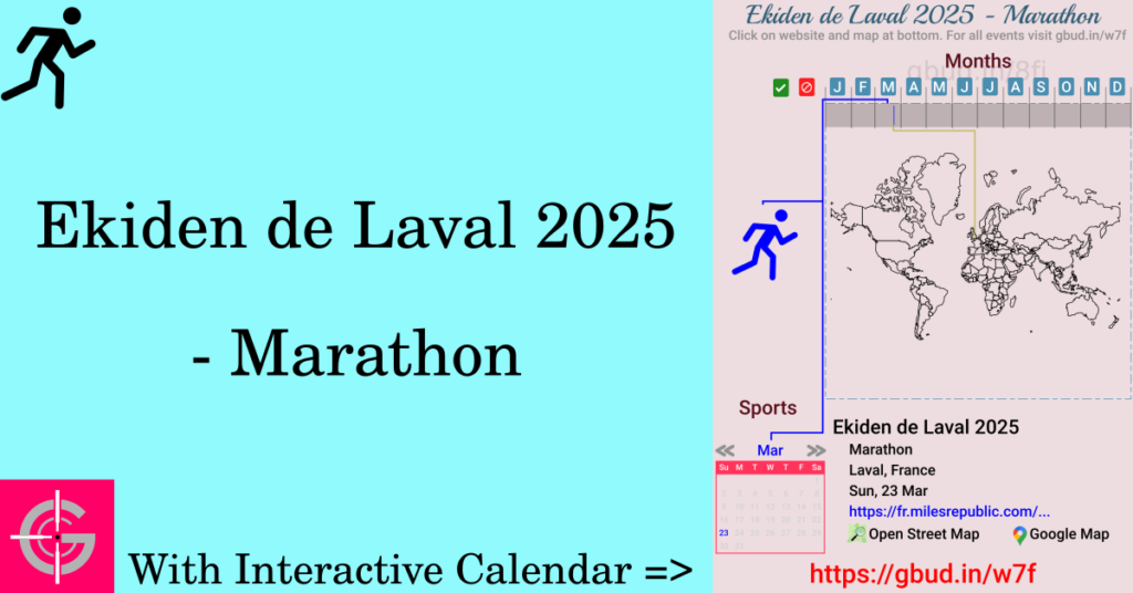 Sport event in 2025, Ekiden de Laval 2025 - Marathon