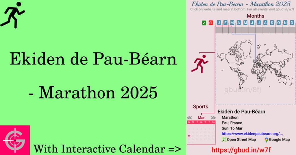 Sport event in 2025, Ekiden de Pau-Béarn - Marathon 2025