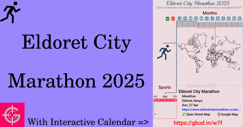 Sport event in 2025, Eldoret City Marathon 2025