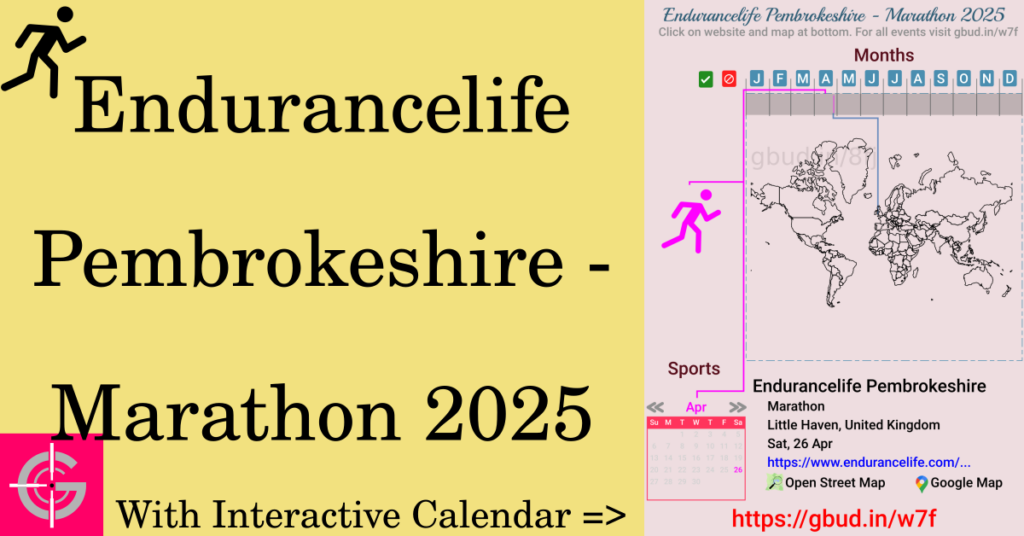 Sport event in 2025, Endurancelife Pembrokeshire - Marathon 2025