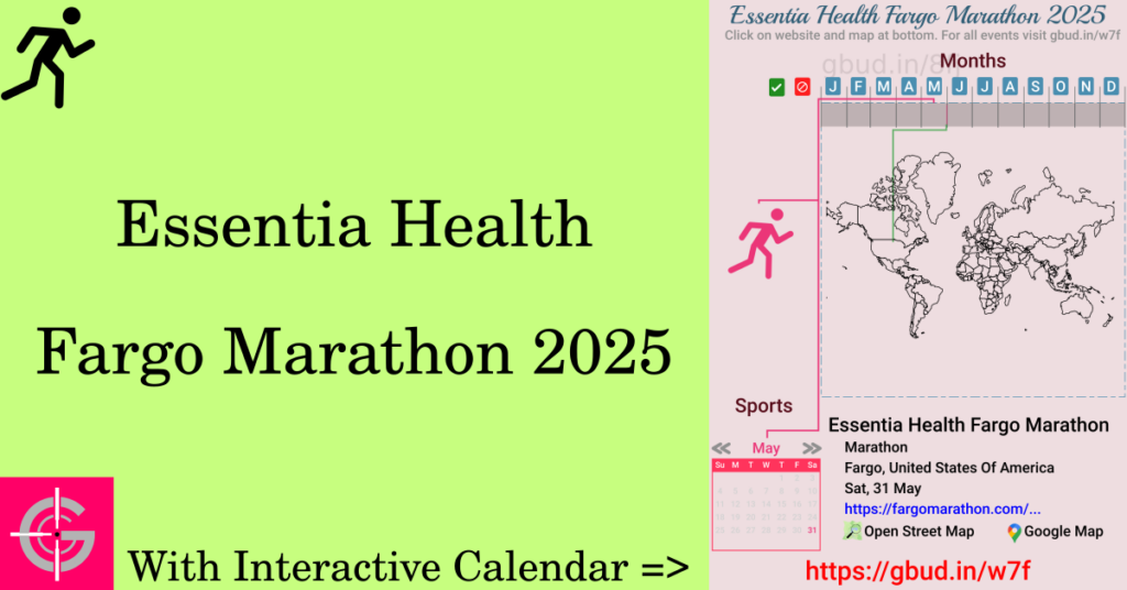 Sport event in 2025, Essentia Health Fargo Marathon 2025