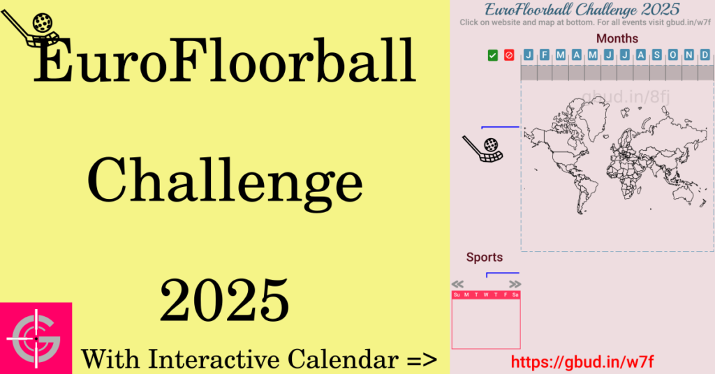 Sport event in 2025, EuroFloorball Challenge 2025