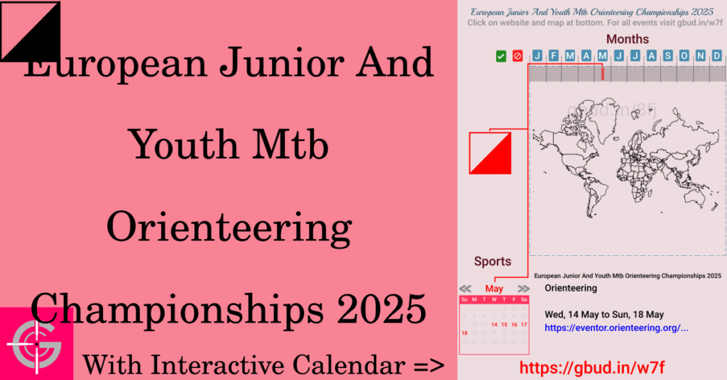 Sport event in 2025, European Junior And Youth Mtb Orienteering Championships 2025