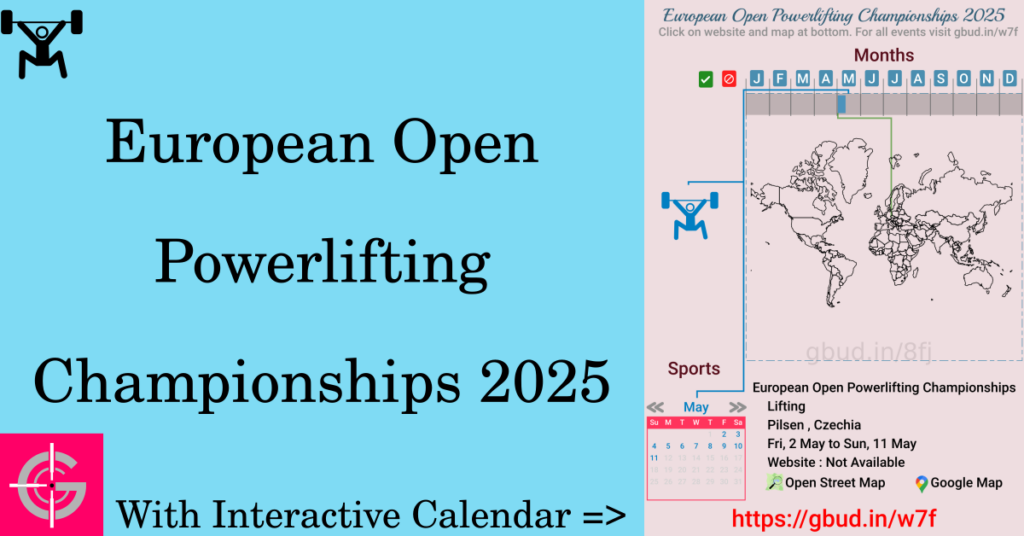 Sport event in 2025, European Open Powerlifting Championships 2025