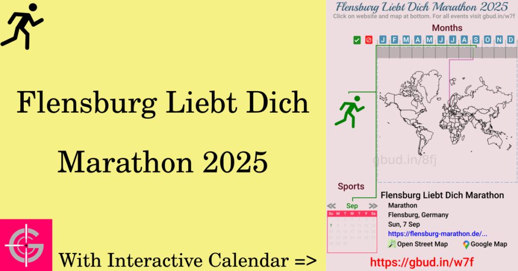 Sport event in 2025, Flensburg Liebt Dich Marathon 2025