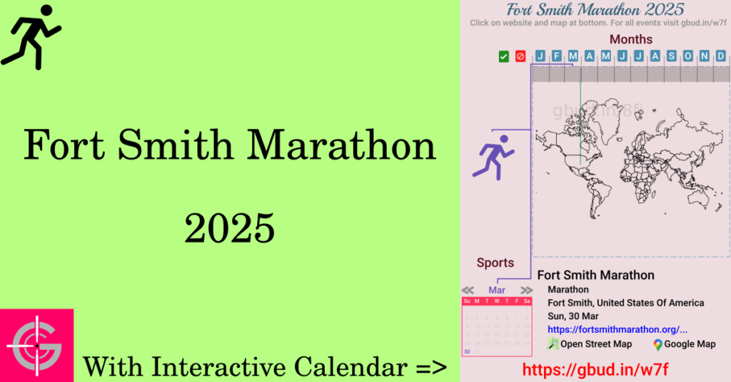 Sport event in 2025, Fort Smith Marathon 2025