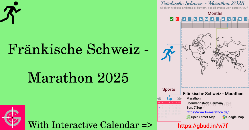 Sport event in 2025, Fränkische Schweiz - Marathon 2025