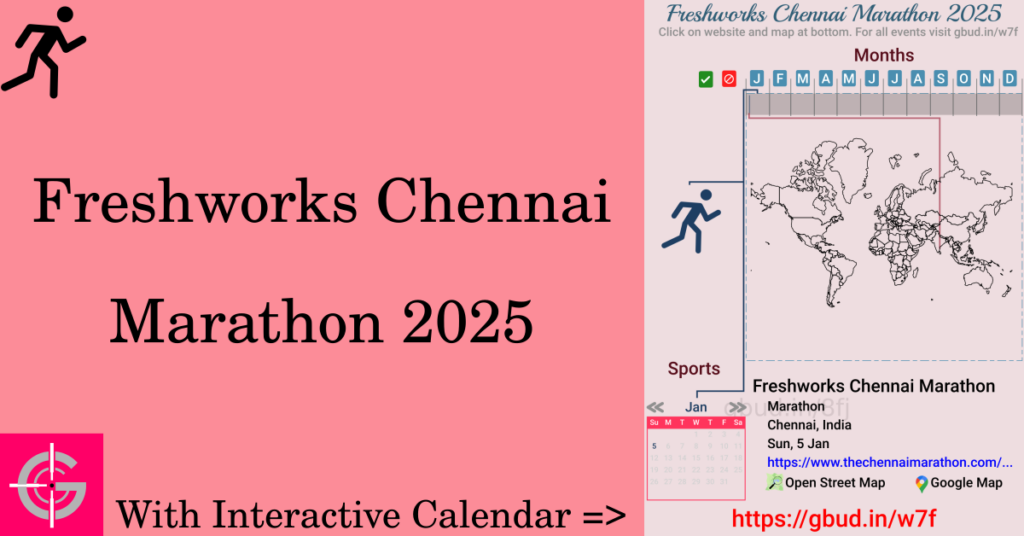 Sport event in 2025, Freshworks Chennai Marathon 2025