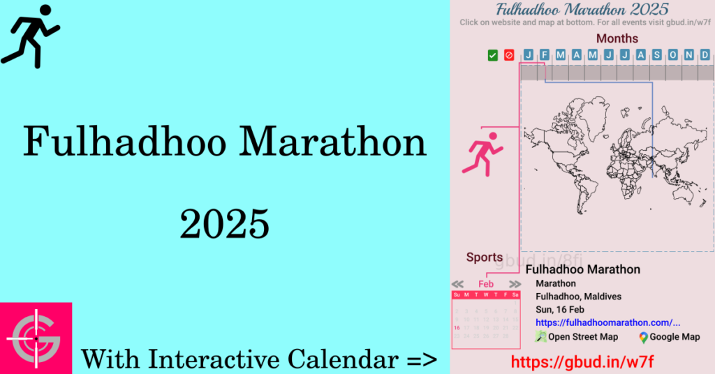 Sport event in 2025, Fulhadhoo Marathon 2025