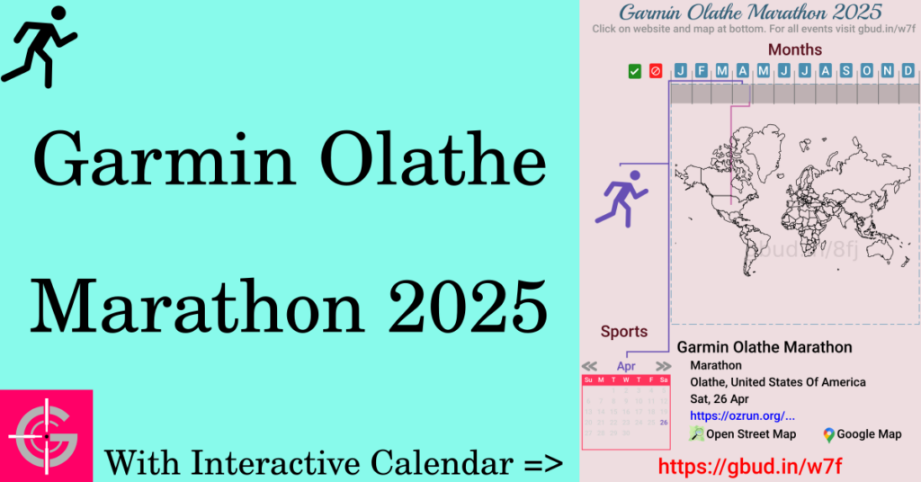 Sport event in 2025, Garmin Olathe Marathon 2025