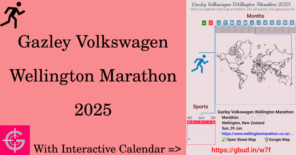 Sport event in 2025, Gazley Volkswagen Wellington Marathon 2025