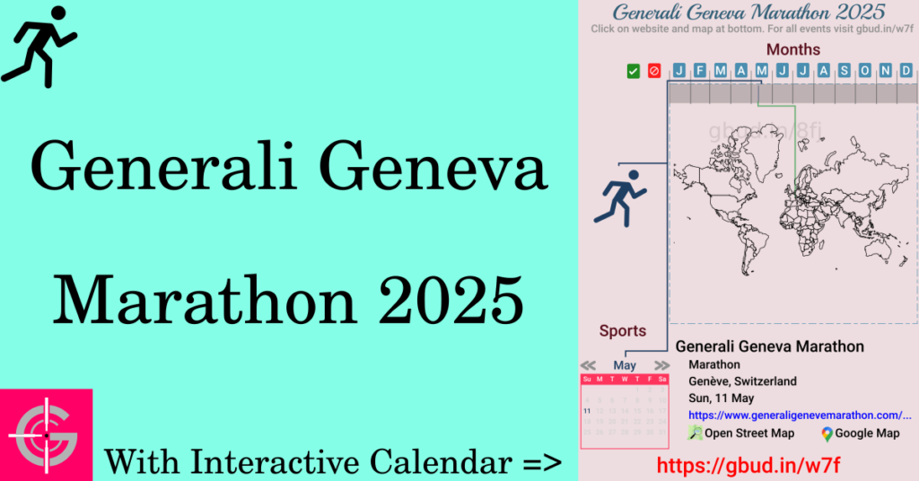 Sport event in 2025, Generali Geneva Marathon 2025