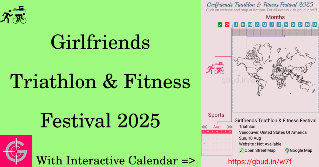 Sport event in 2025, Girlfriends Triathlon & Fitness Festival 2025