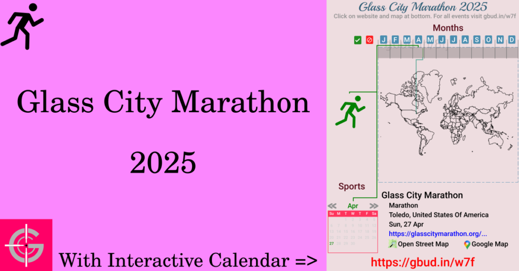 Sport event in 2025, Glass City Marathon 2025