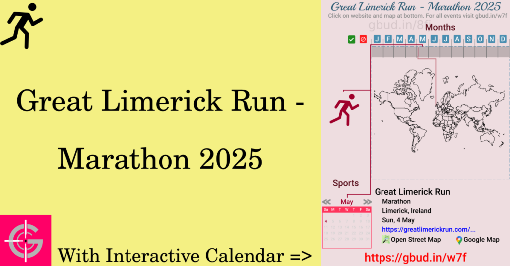 Sport event in 2025, Great Limerick Run - Marathon 2025