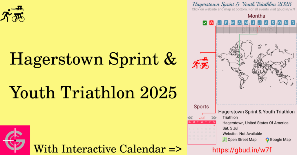 Sport event in 2025, Hagerstown Sprint & Youth Triathlon 2025
