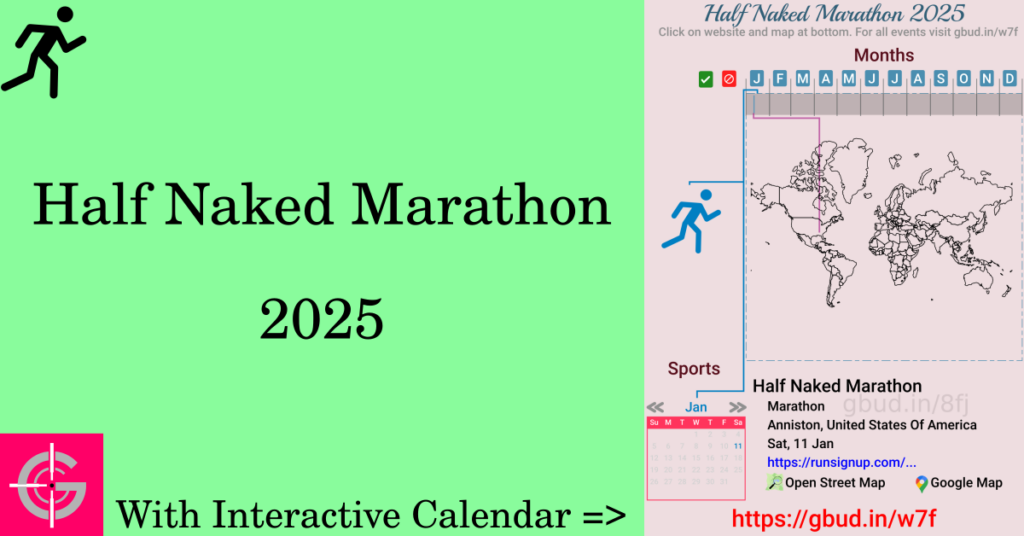 Sport event in 2025, Half Naked Marathon 2025