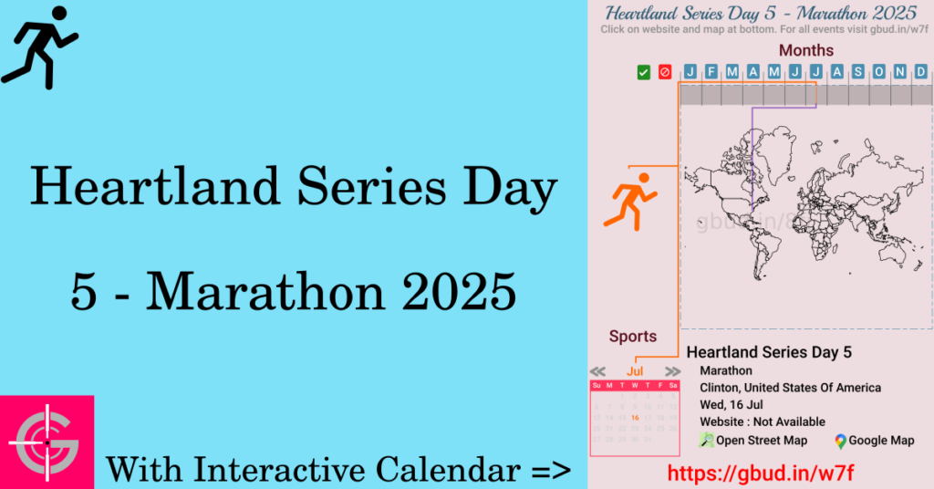 Sport event in 2025, Heartland Series Day 5 - Marathon 2025