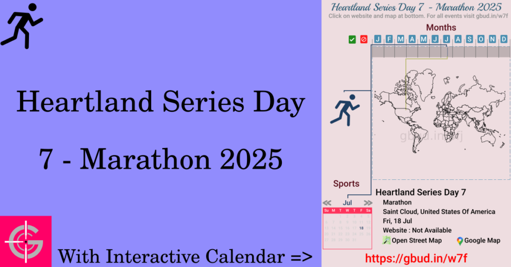 Sport event in 2025, Heartland Series Day 7 - Marathon 2025