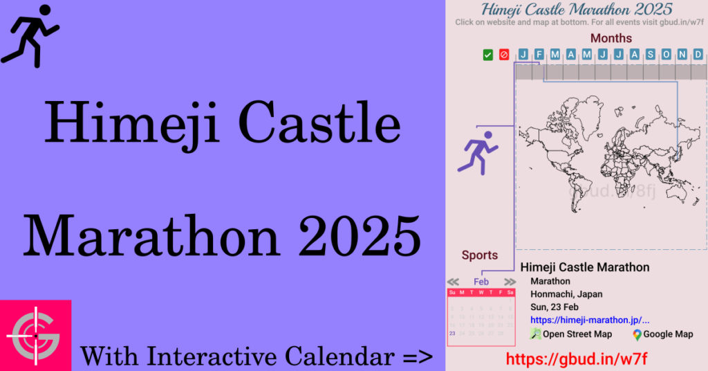 Sport event in 2025, Himeji Castle Marathon 2025