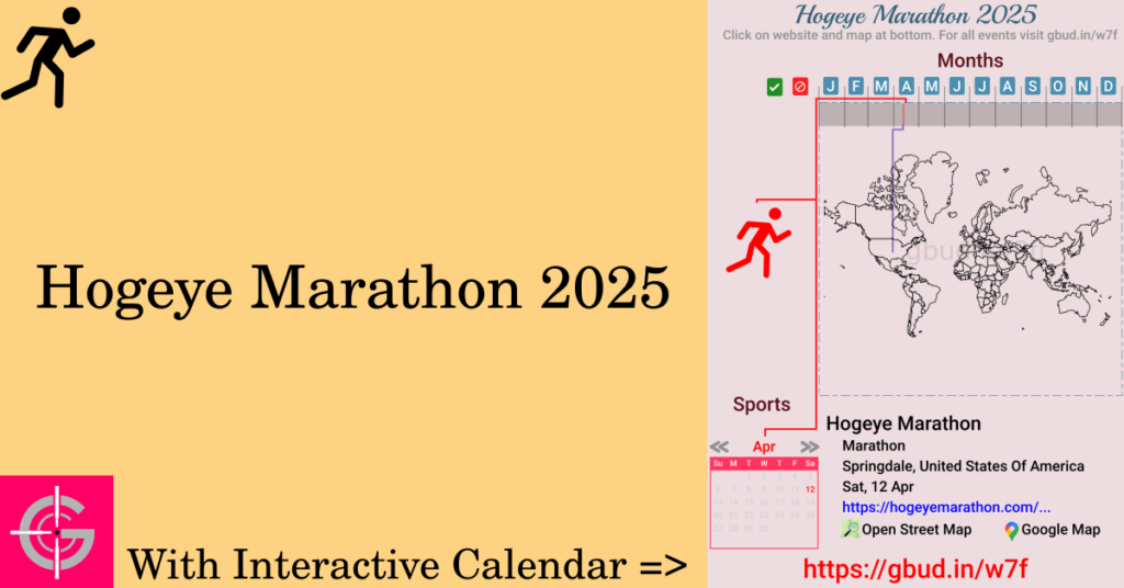 Sport event in 2025, Hogeye Marathon 2025