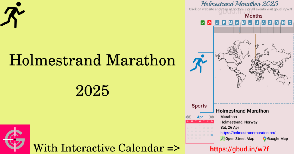 Sport event in 2025, Holmestrand Marathon 2025