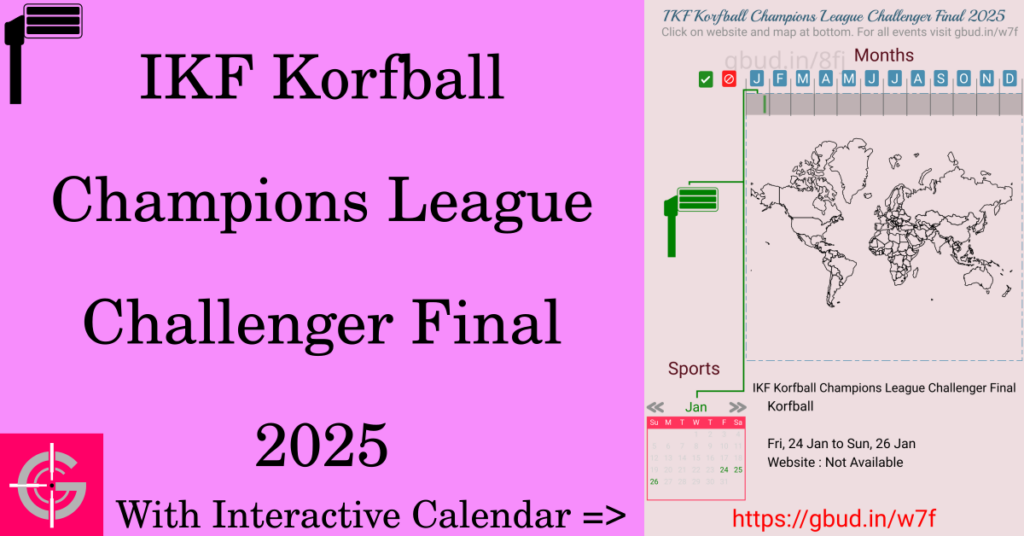 Sport event in 2025, IKF Korfball Champions League Challenger Final 2025