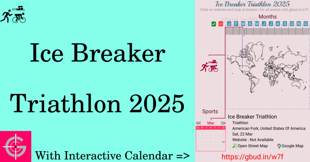 Sport event in 2025, Ice Breaker Triathlon 2025