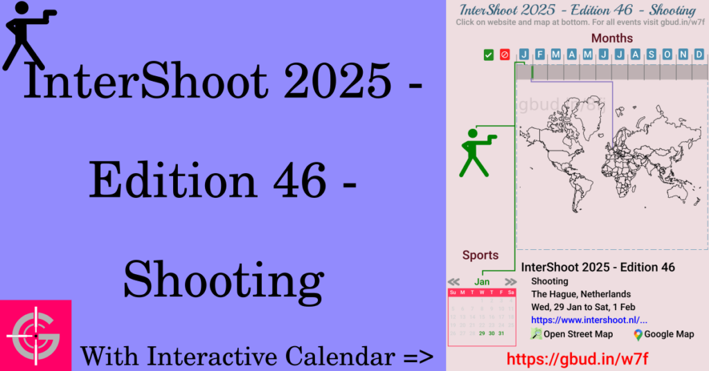 Sport event in 2025, InterShoot 2025 - Edition 46 - Shooting