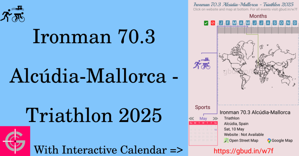 Sport event in 2025, Ironman 70.3 Alcúdia-Mallorca - Triathlon 2025