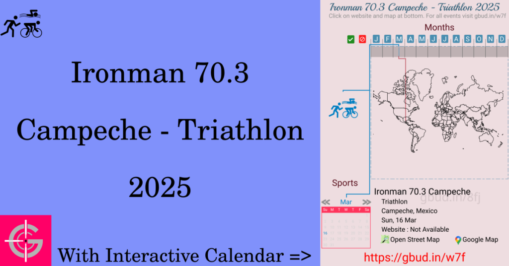 Sport event in 2025, Ironman 70.3 Campeche - Triathlon 2025