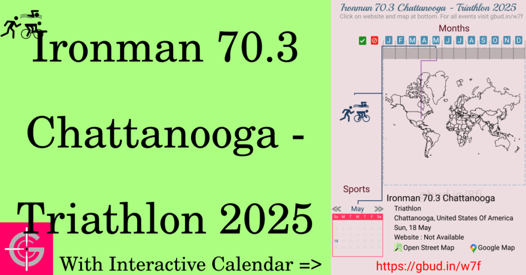 Sport event in 2025, Ironman 70.3 Chattanooga - Triathlon 2025