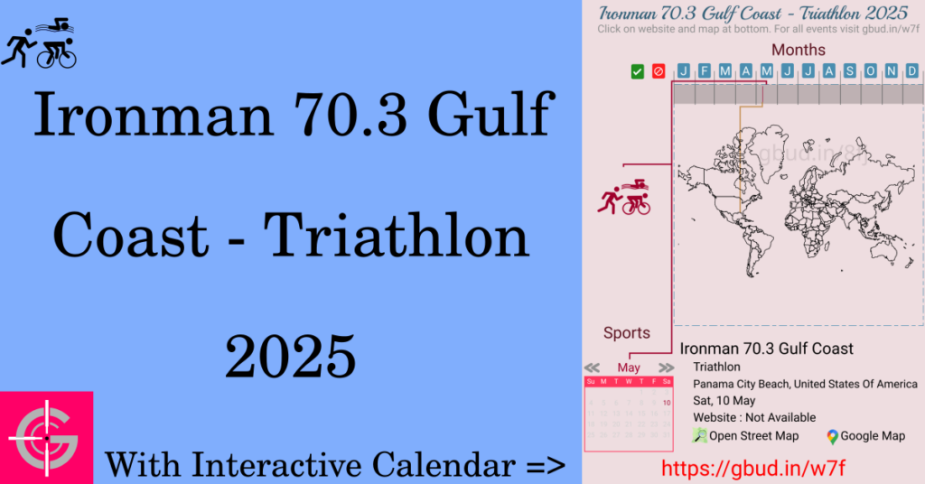 Sport event in 2025, Ironman 70.3 Gulf Coast - Triathlon 2025