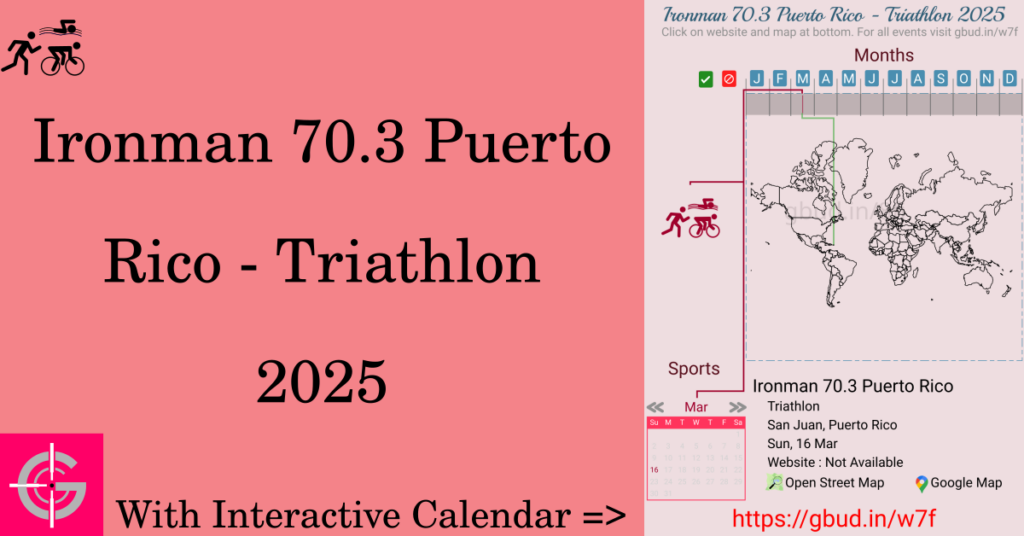 Sport event in 2025, Ironman 70.3 Puerto Rico - Triathlon 2025