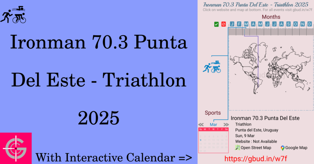 Sport event in 2025, Ironman 70.3 Punta Del Este - Triathlon 2025