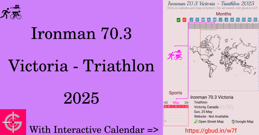 Sport event in 2025, Ironman 70.3 Victoria - Triathlon 2025