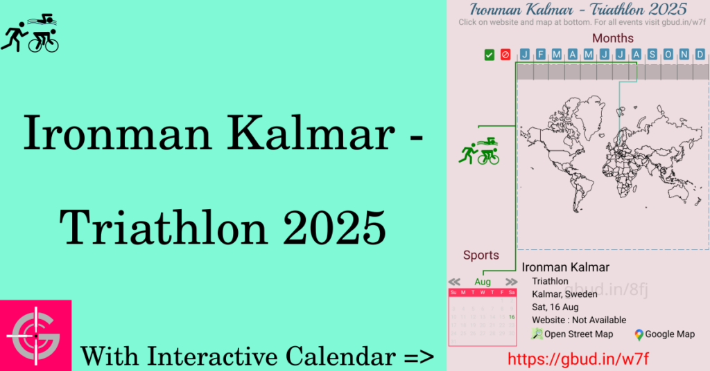 Sport event in 2025, Ironman Kalmar - Triathlon 2025