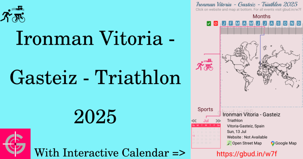 Sport event in 2025, Ironman Vitoria - Gasteiz - Triathlon 2025