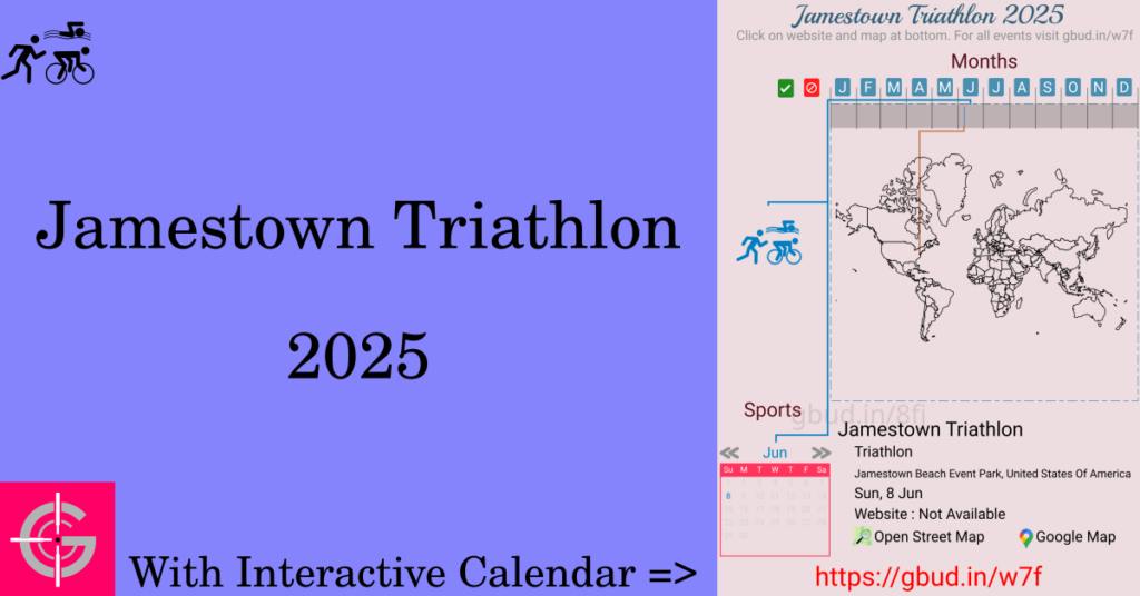 Sport event in 2025, Jamestown Triathlon 2025