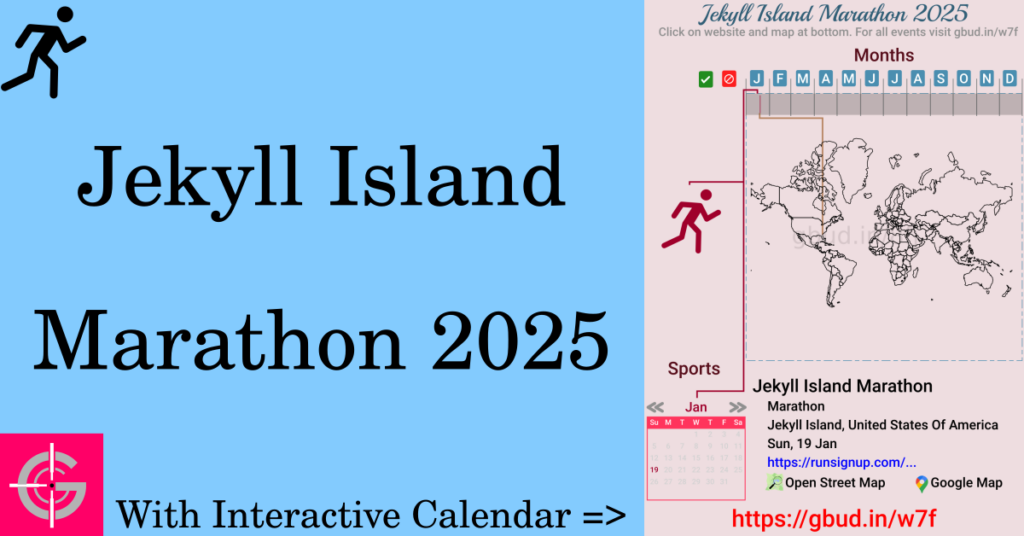 Sport event in 2025, Jekyll Island Marathon 2025